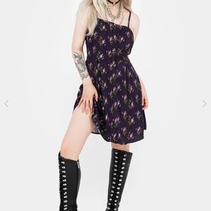 Floral Purple Dress
